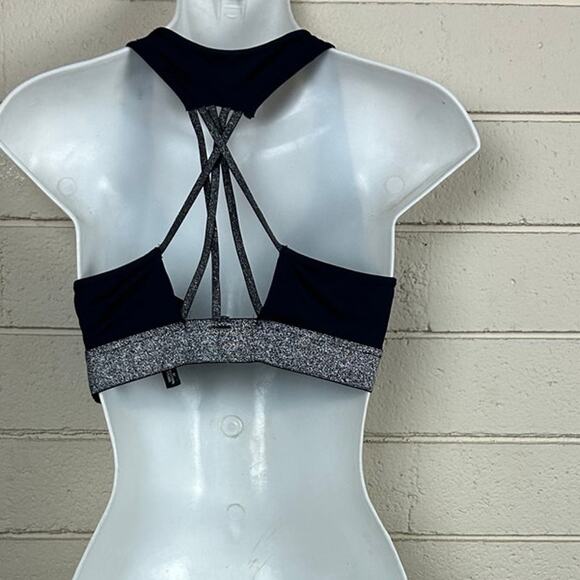 Victoria’s Secret Sport Blue Sparkle Bra size M - Picture 2 of 8